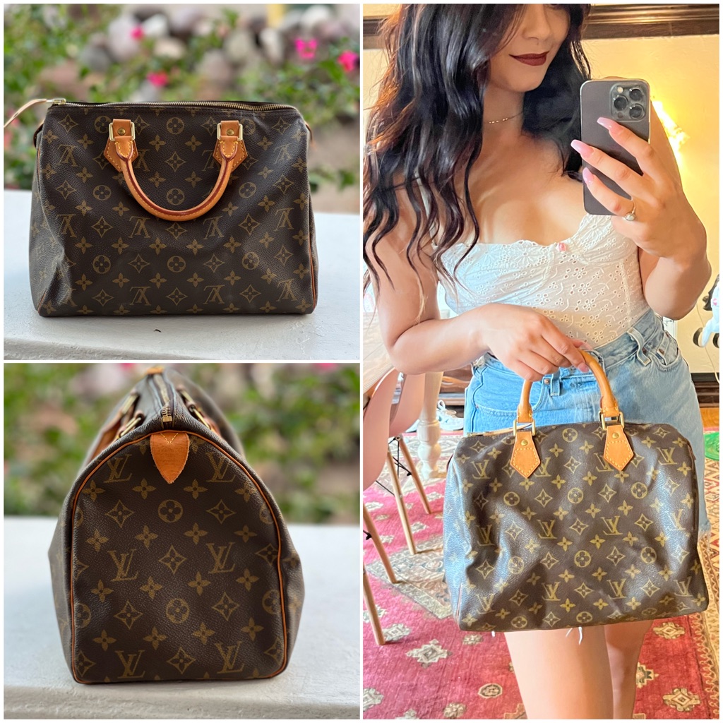 Cute Authentic Louis Vuitton Speedy 30